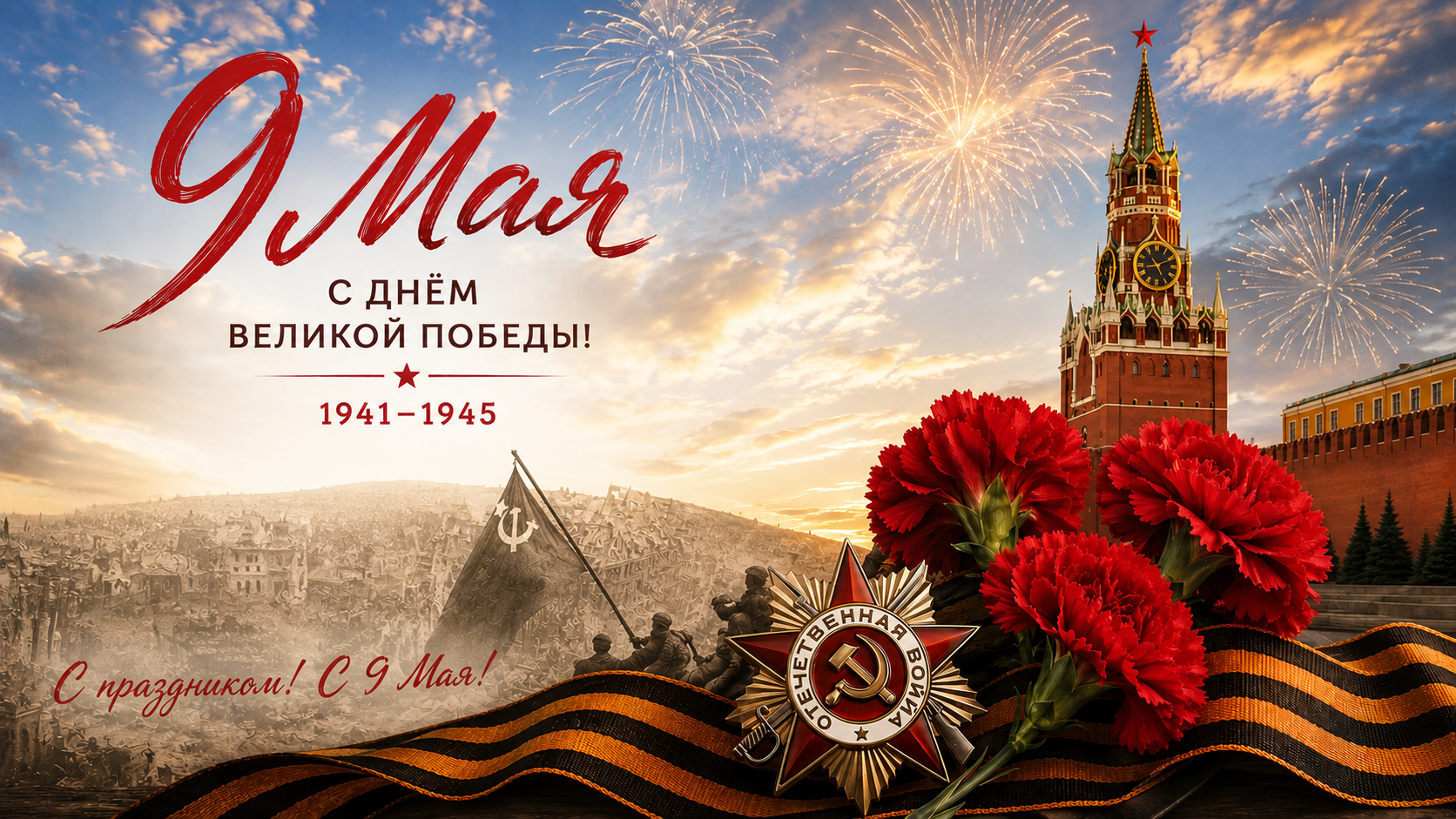 С Днём Великой Победы! - новости ООО «Баумак» С Днём Великой Победы! - новости ООО «Баумак»